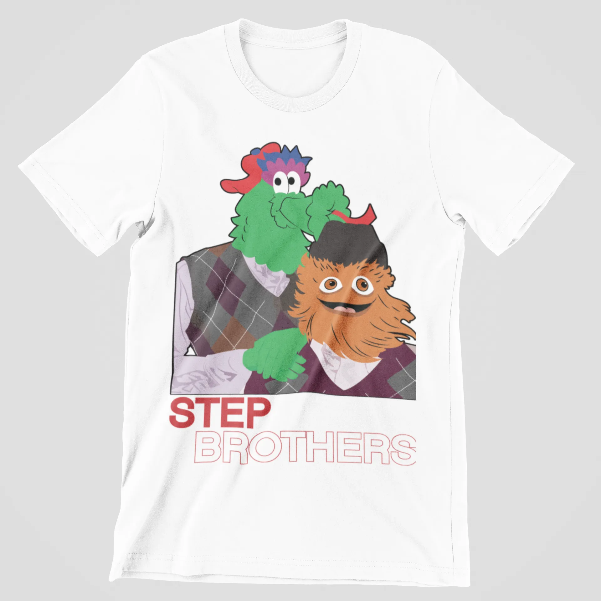 Step Mascots Phillie Phanatic x Gritty Crossover T-Shirt