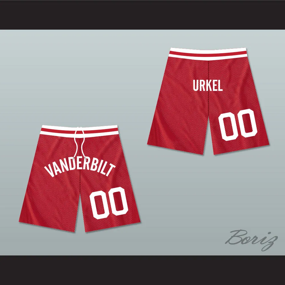 Steve Urkel 00 Vanderbilt Muskrats High School Red Basketball Shorts