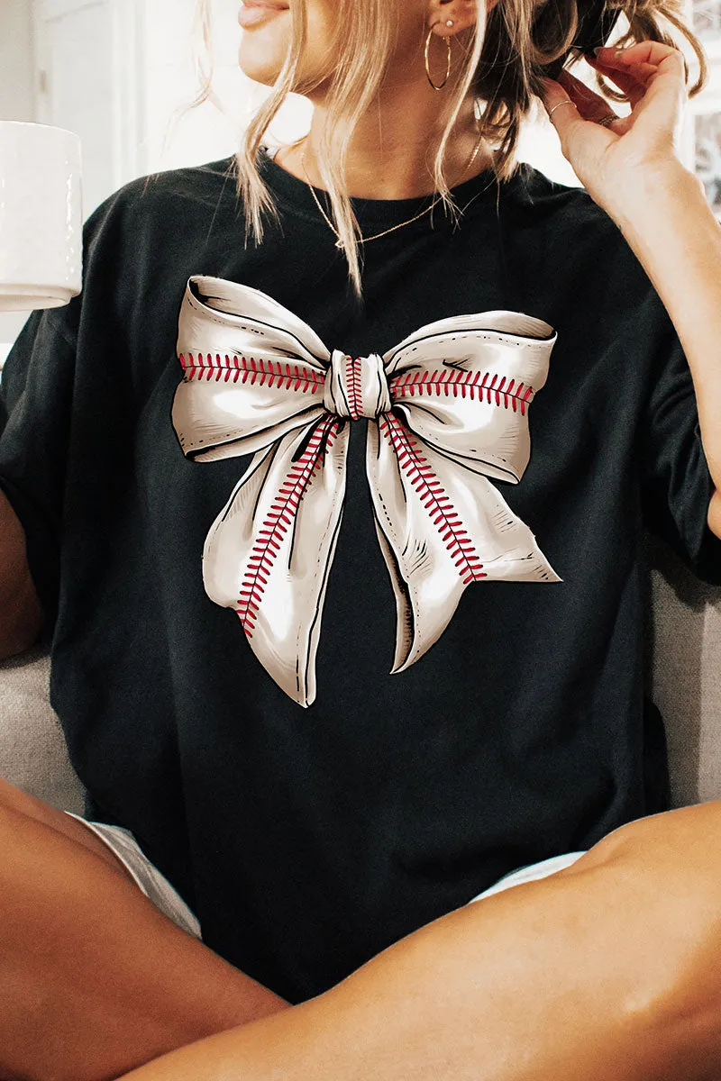 Stitches Baseball Coquette Comfort Colors Adult Ring-Spun Cotton Tee