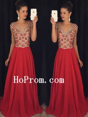 Straps V Ncek Prom Dresses,Crystal Pom Dress,Chiffon Evening Dress