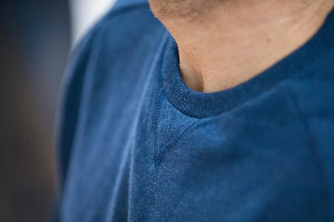 Sweat Fitness homme - Crew 100 gris schiste