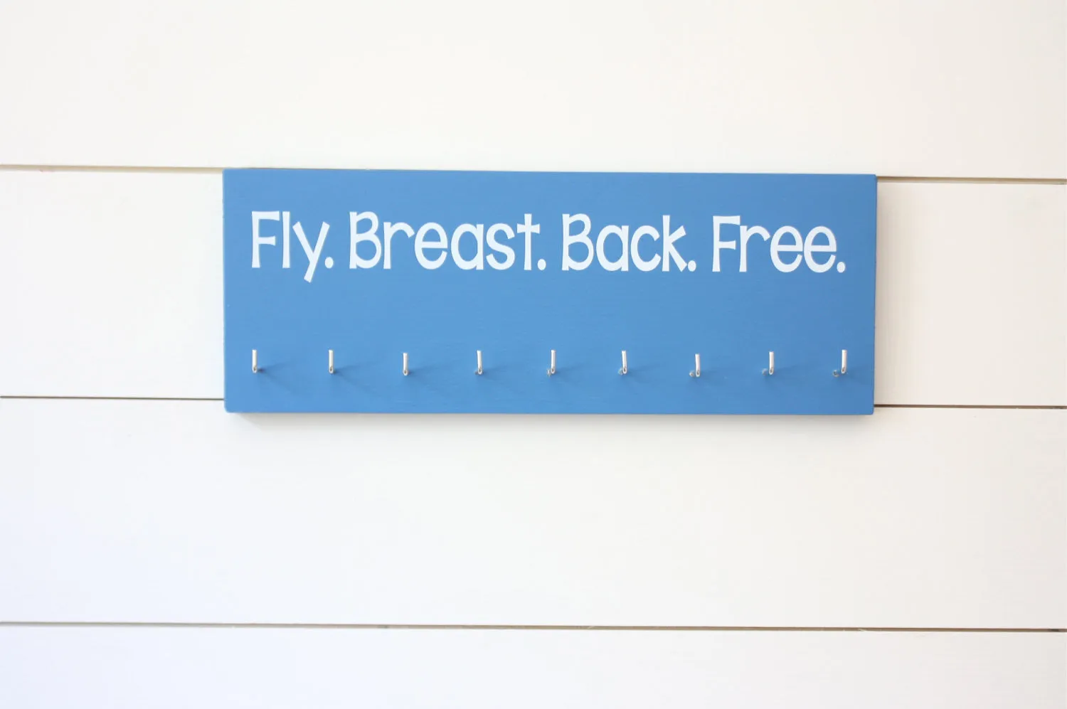 Swim Medal Holder- Fly. Breast. Back. Free. - Medium
