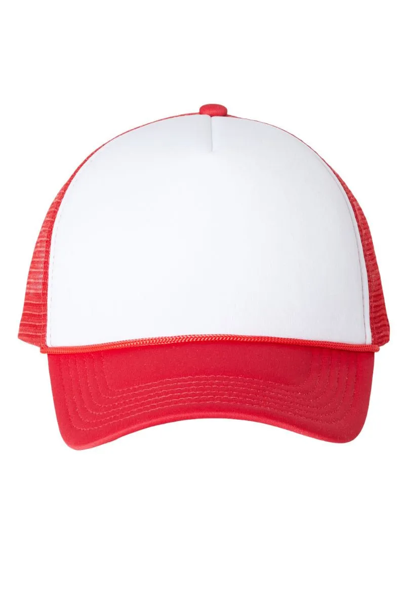 Swing Into Color Foam Mesh Back Trucker Cap