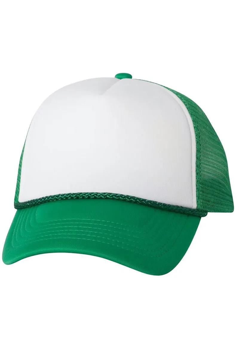 Swing Into Color Foam Mesh Back Trucker Cap