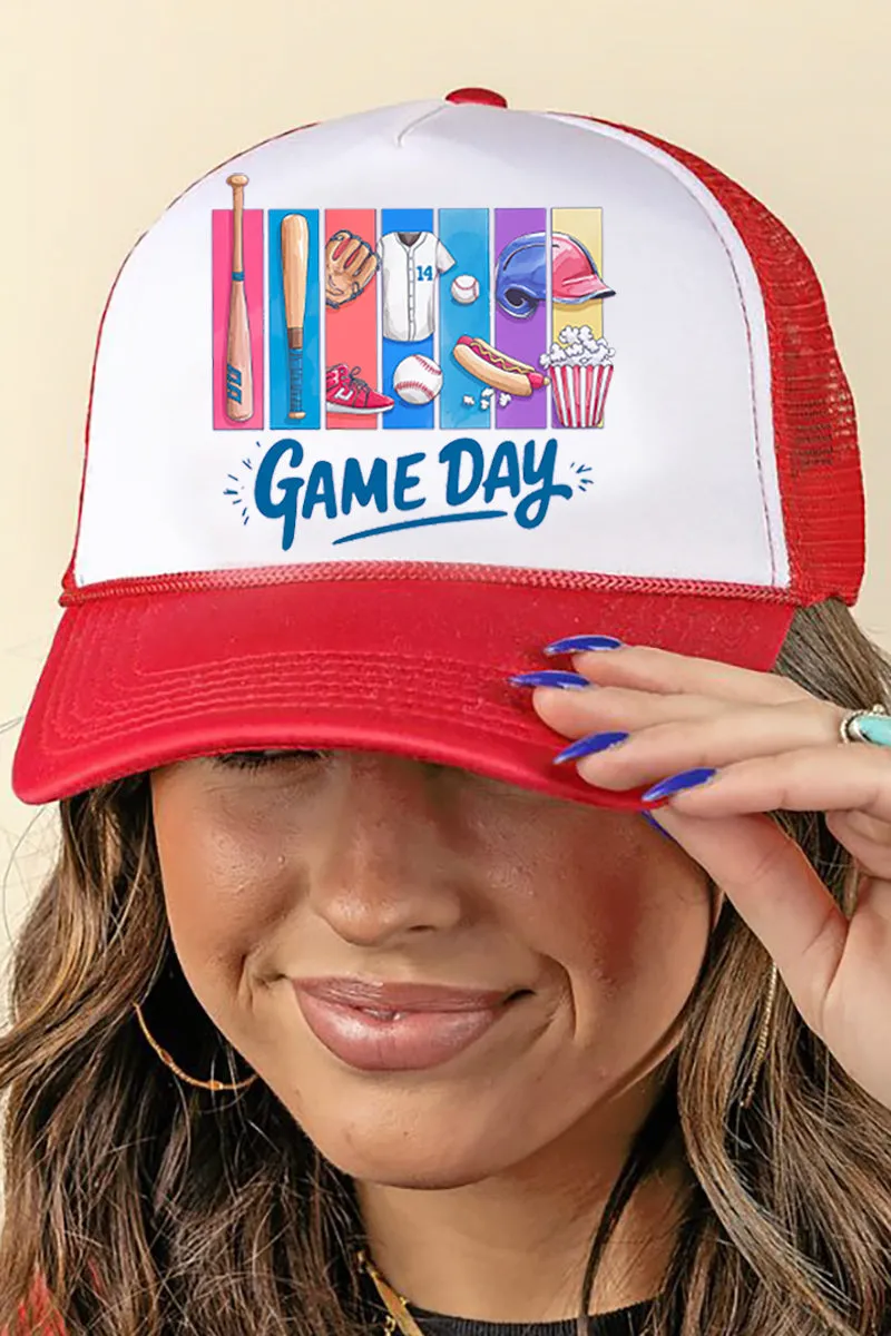 Swing Into Color Foam Mesh Back Trucker Cap