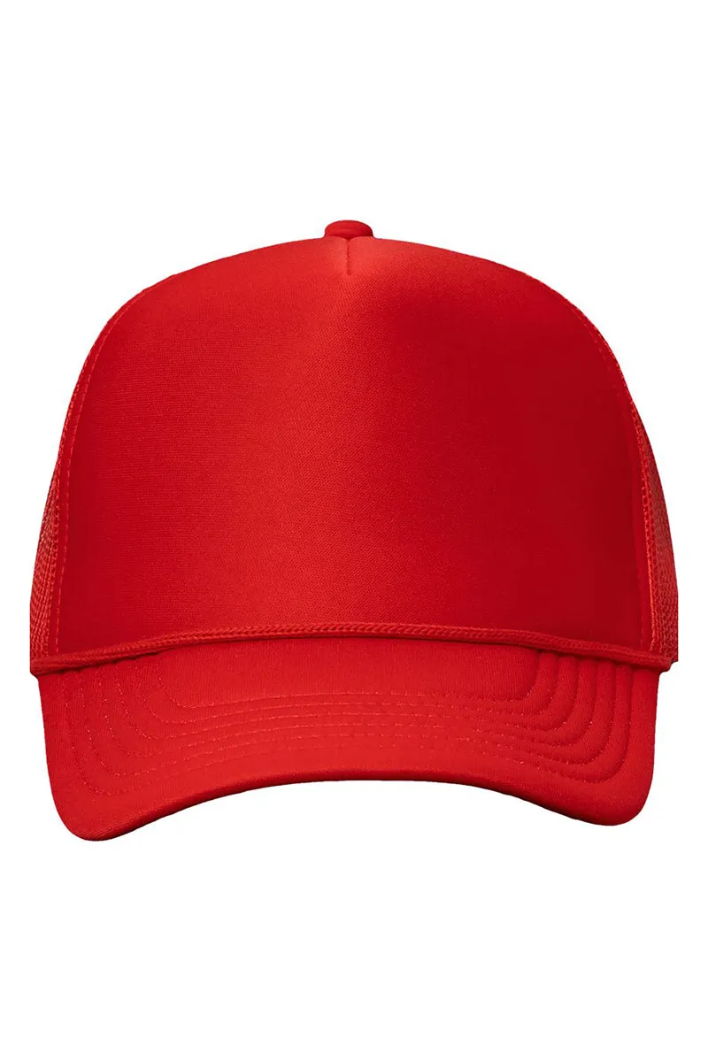 Swing Into Color Foam Mesh Back Trucker Cap