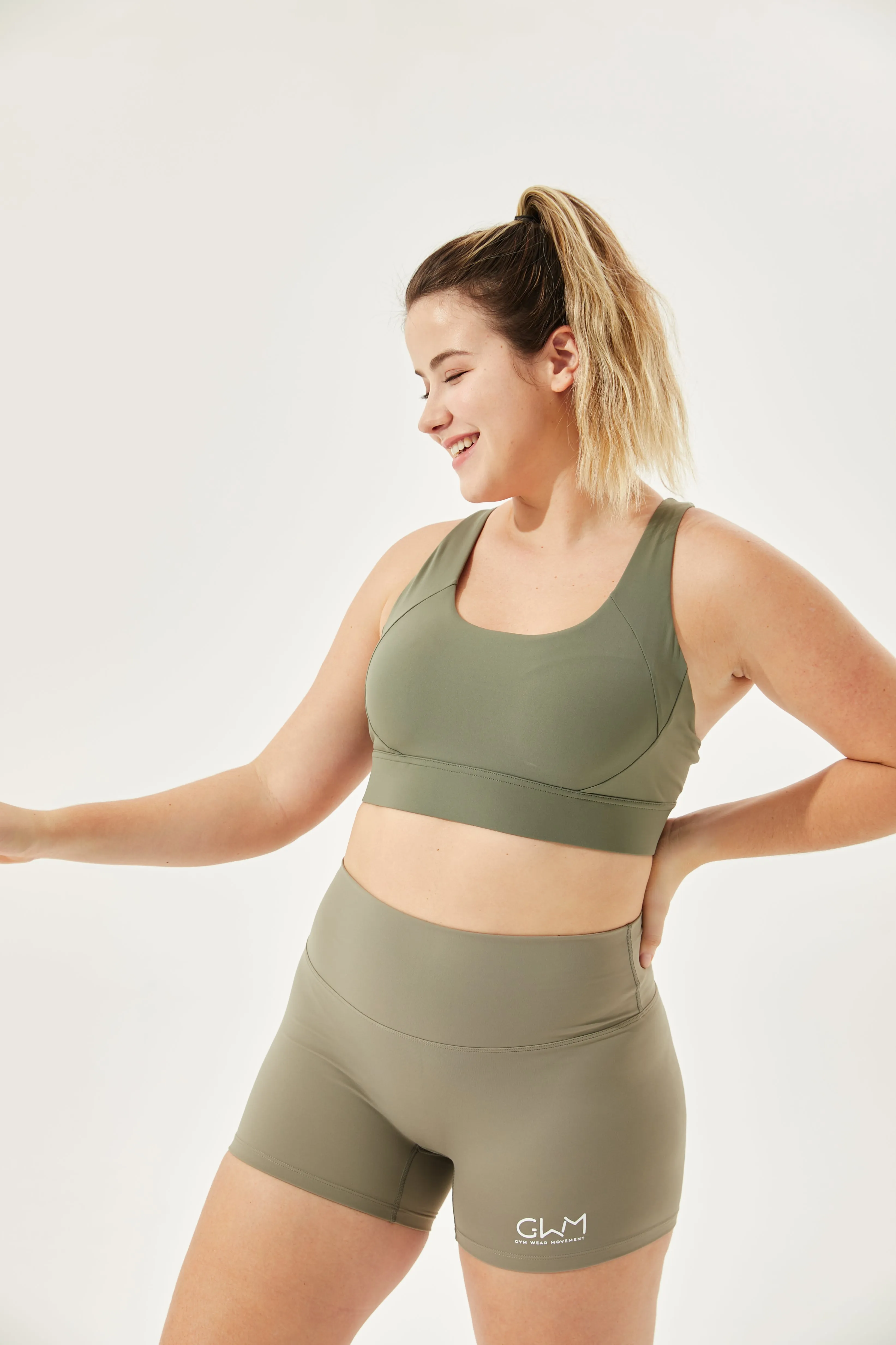 Tangs Display -  High Impact Trendy Sports Bra With Moulded Cups & Clasp