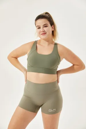 Tangs Display -  High Impact Trendy Sports Bra With Moulded Cups & Clasp