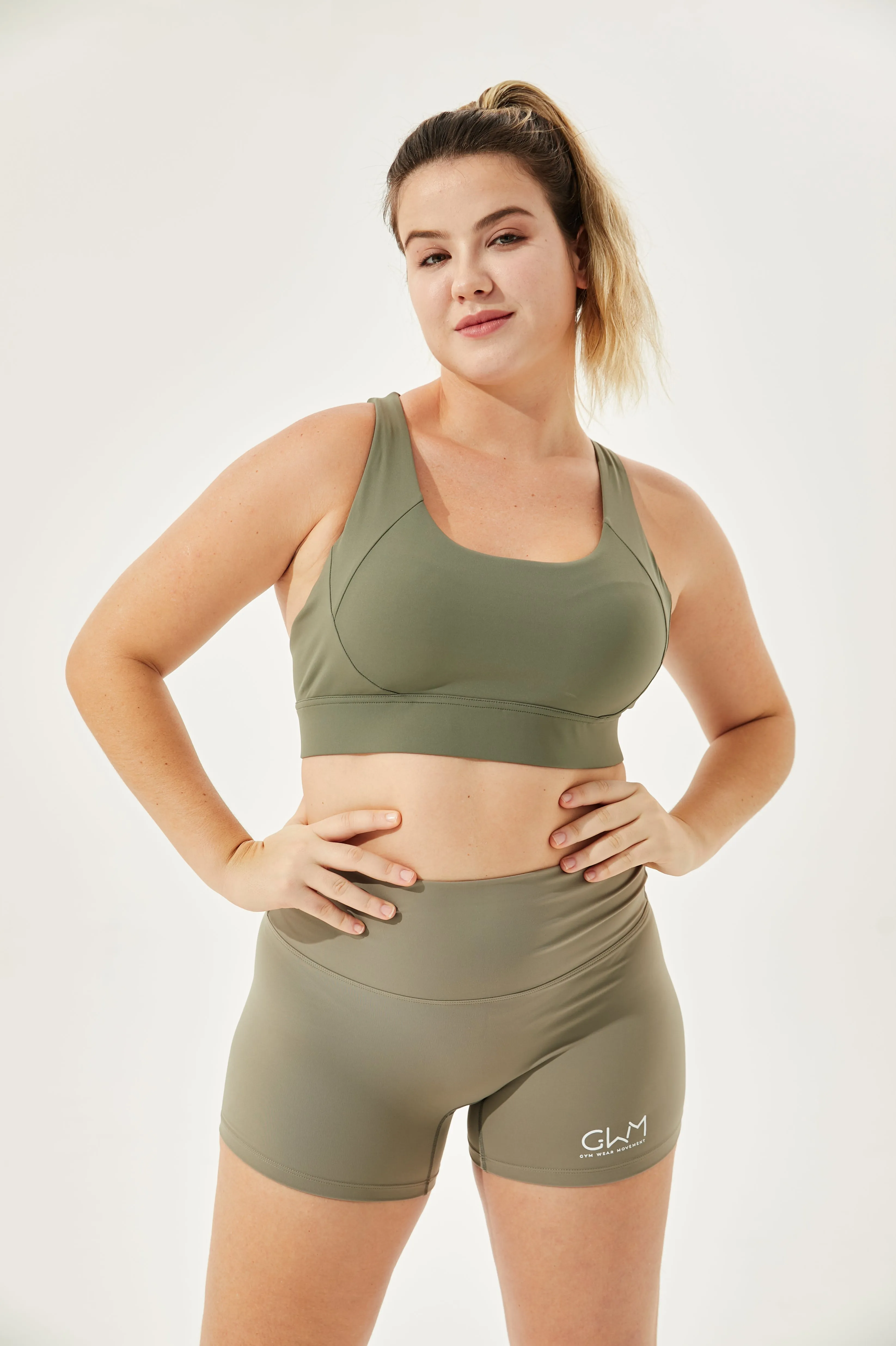 Tangs Display -  High Impact Trendy Sports Bra With Moulded Cups & Clasp