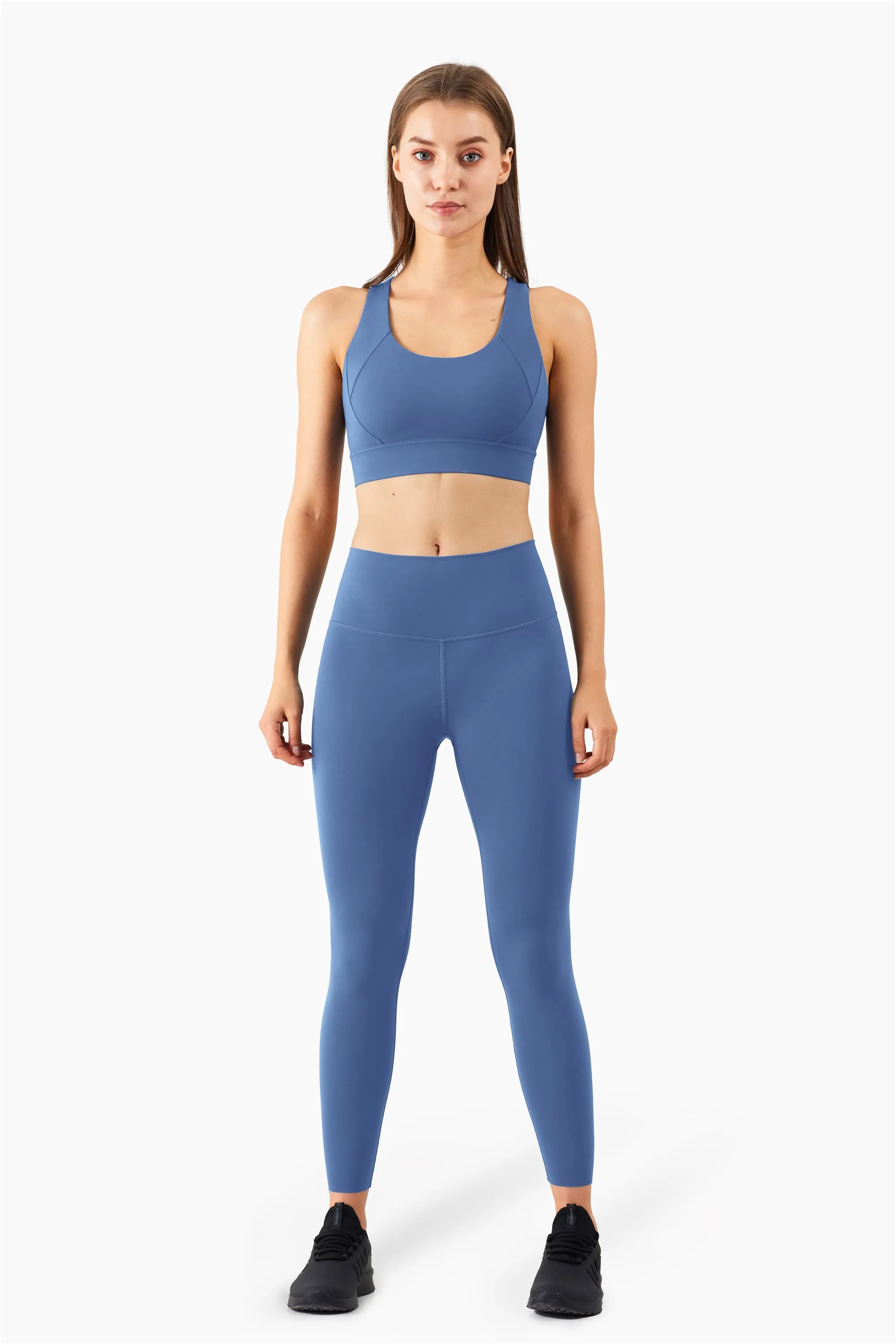Tangs Display -  High Impact Trendy Sports Bra With Moulded Cups & Clasp