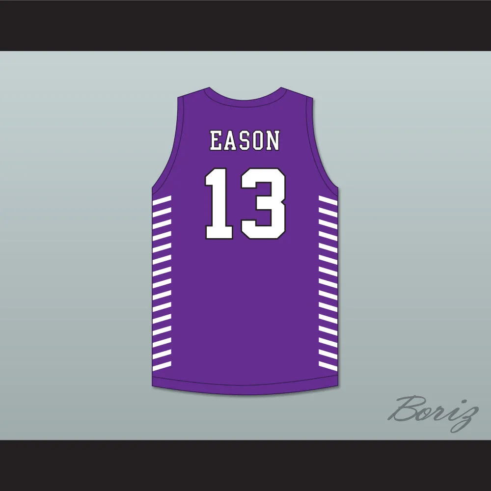 Tari Eason 13 Garfield High School Bulldogs Purple Basketball Jersey 2