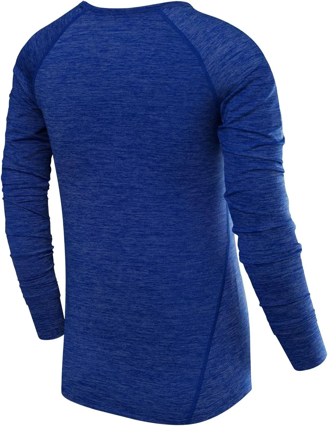 TCA Elle V-Neck Long Sleeve Womens Running Top - Blue