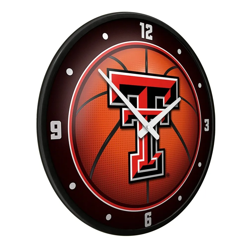 Texas Tech Red Raiders: Basketball - Modern Disc Wall Clock