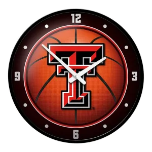 Texas Tech Red Raiders: Basketball - Modern Disc Wall Clock