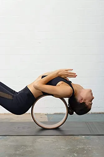 The Yogis Yoga Wheel Strongest & Most Comfortable Wheel Size -17 X 34 cm [ Free - Yoga Belt ]