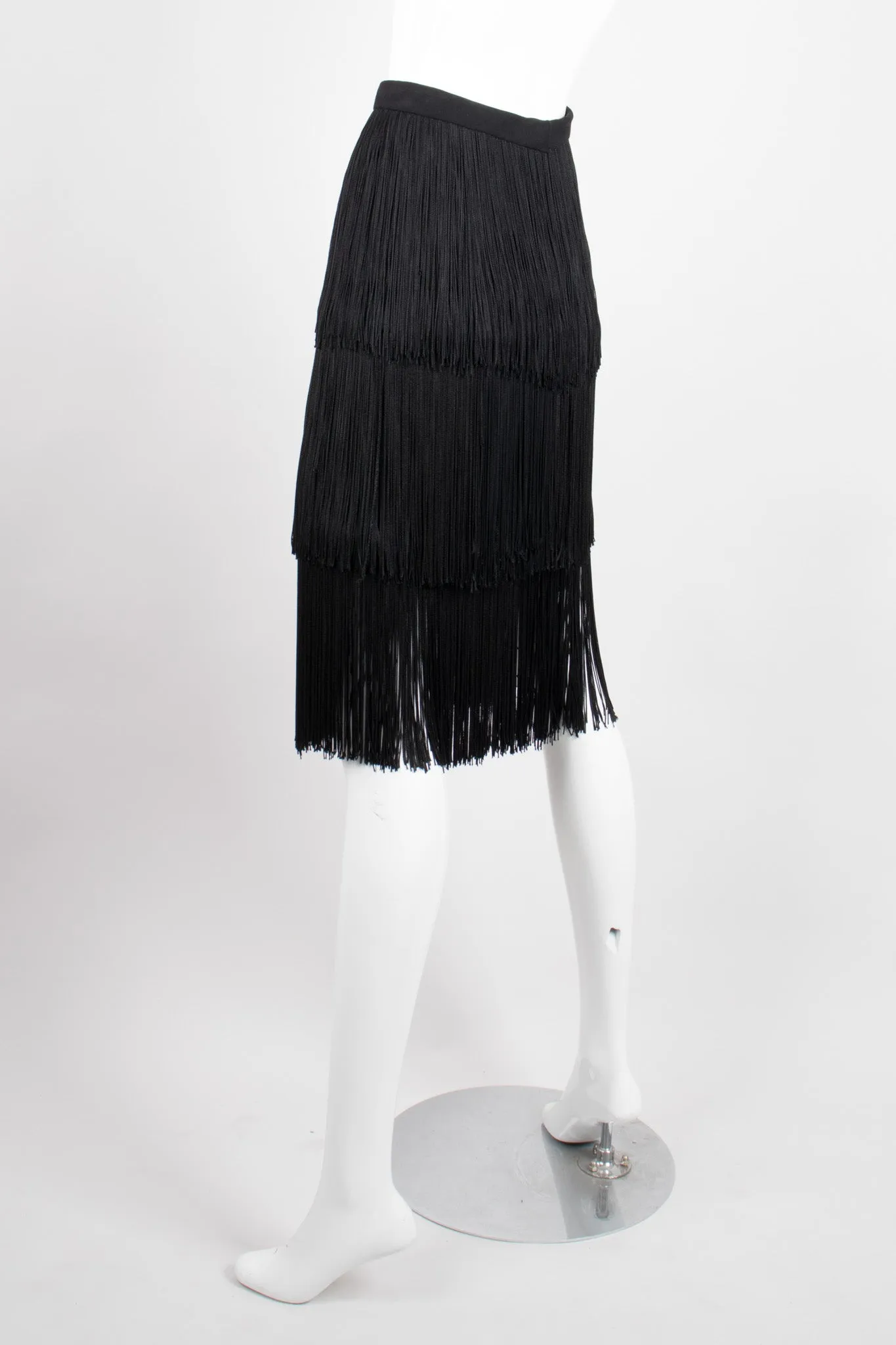 Tiered Fringe Skirt