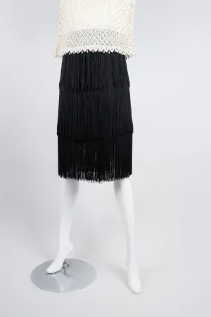 Tiered Fringe Skirt