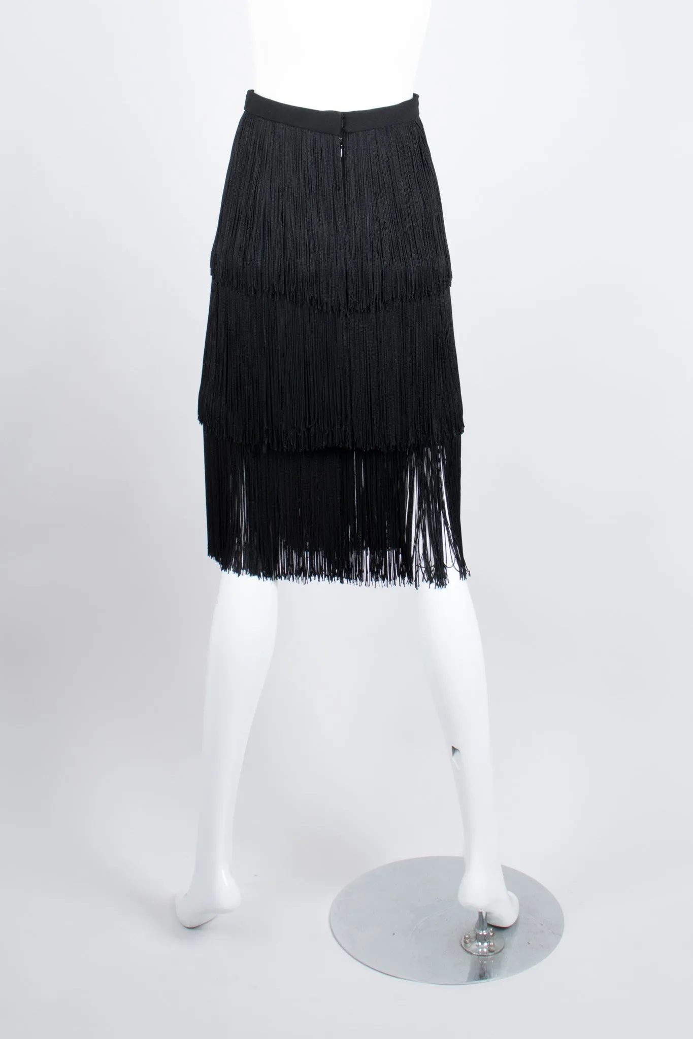 Tiered Fringe Skirt