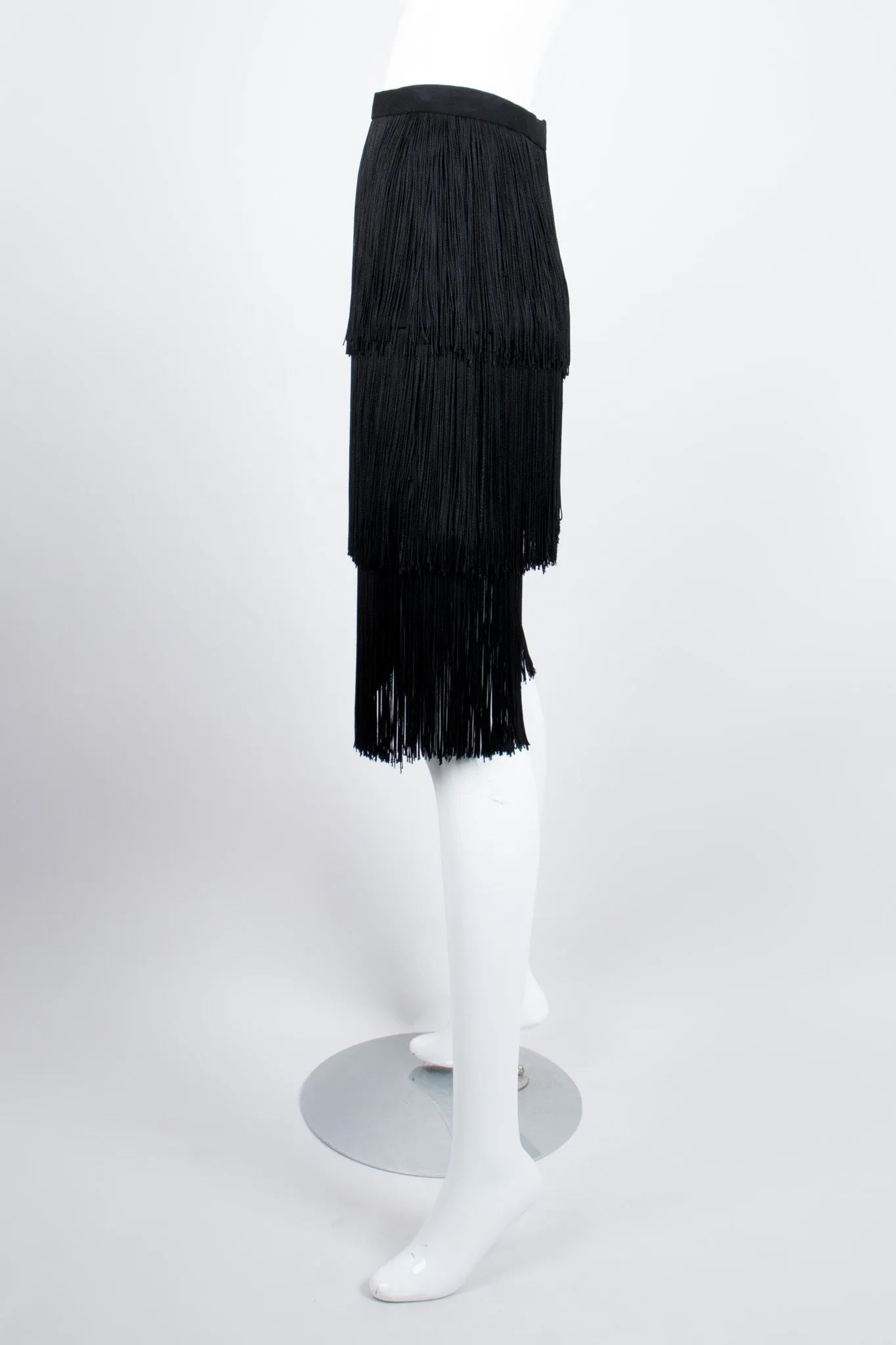 Tiered Fringe Skirt
