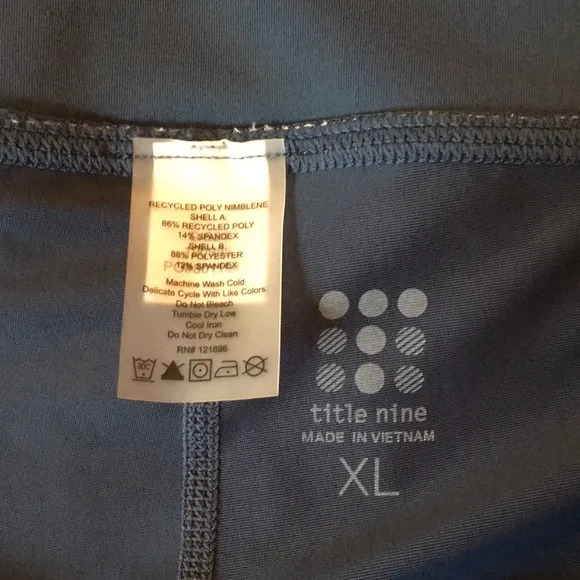 TITLE NINE | Bonded Ultralight Running Skort - Indio