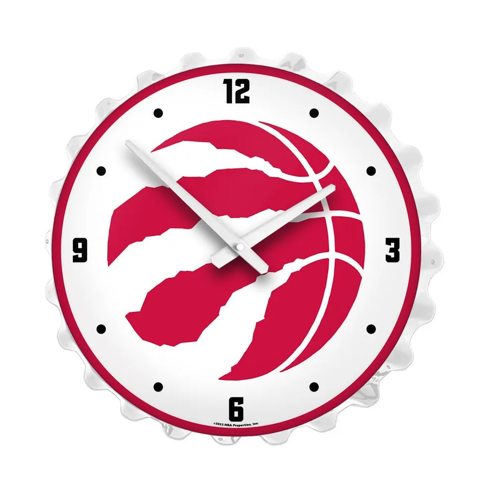 Toronto Raptors: Bottle Cap Lighted Wall Clock