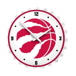 Toronto Raptors: Bottle Cap Lighted Wall Clock
