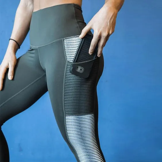 Trendy Color Block Gym Sporting Leggings