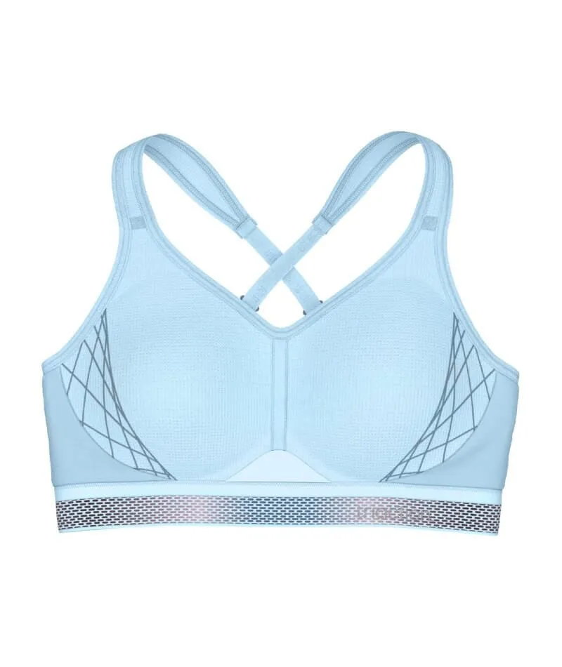 Triumph Triaction Cardio Flow Wire-free Sports Bra - Sky Blue