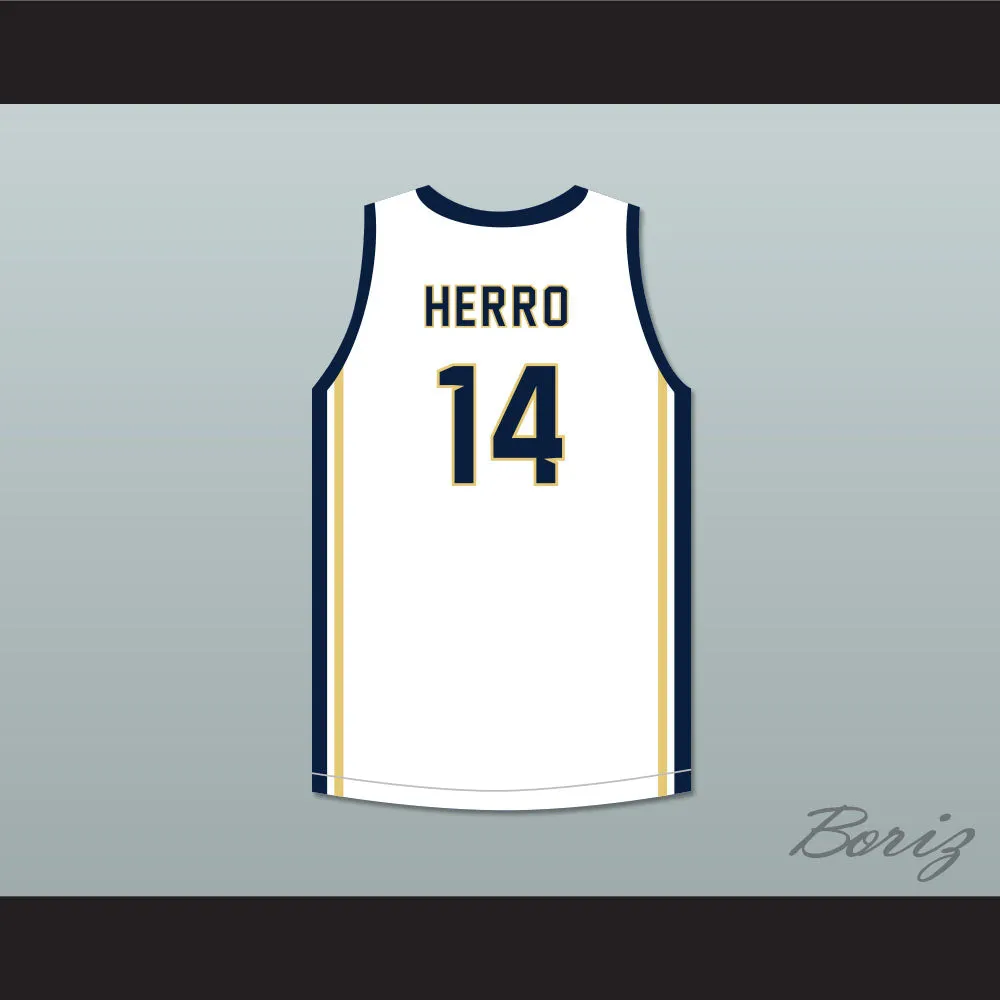 Tyler Herro Whitnall High School Falcons White Basketball Jersey 2