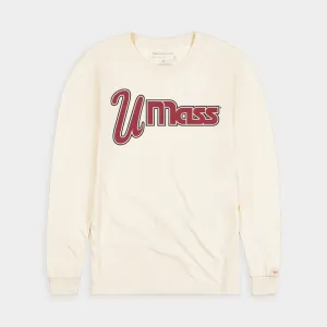 UMass 1990's Wordmark Long Sleeve