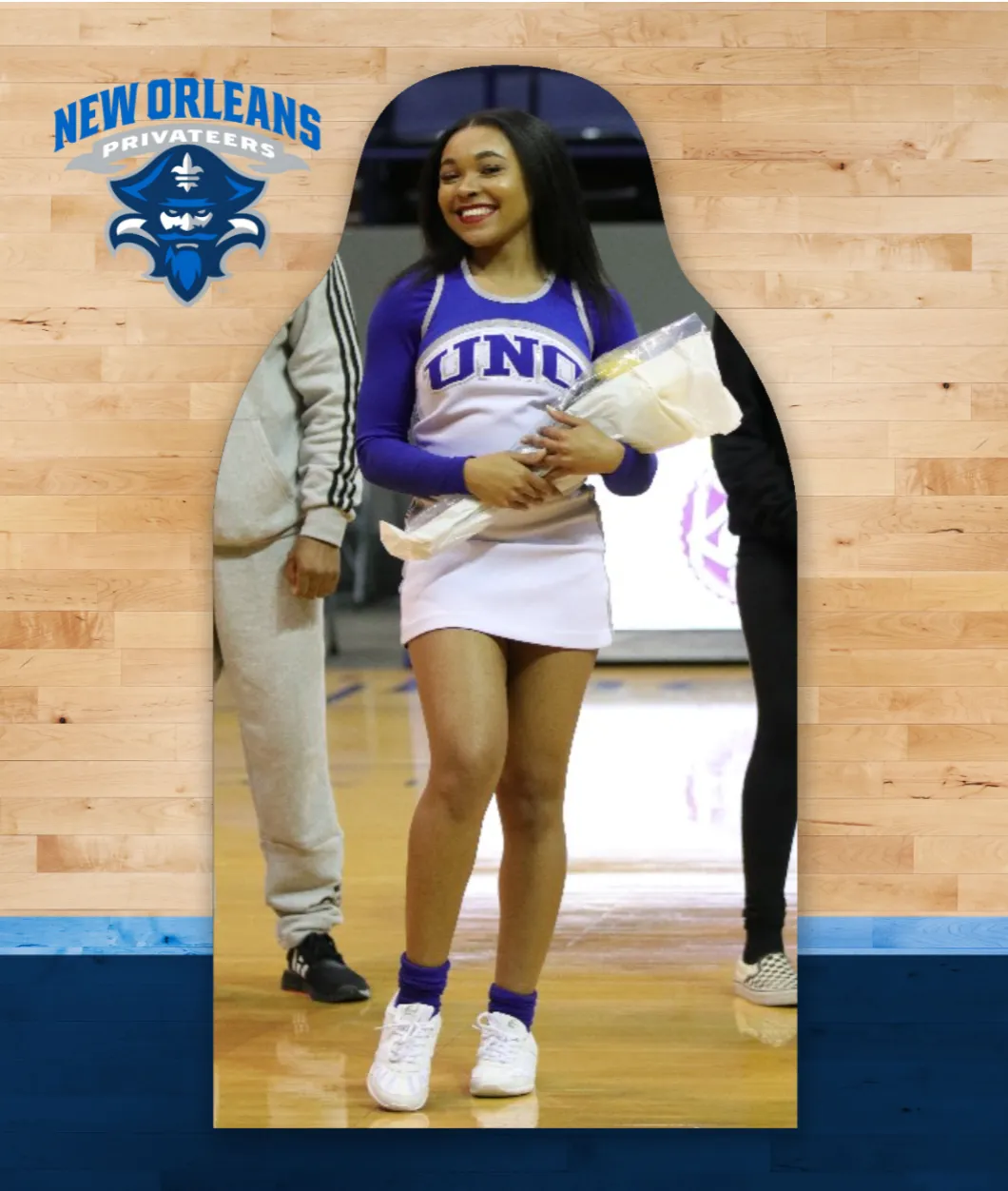 University of New Orleans Fan Cutout
