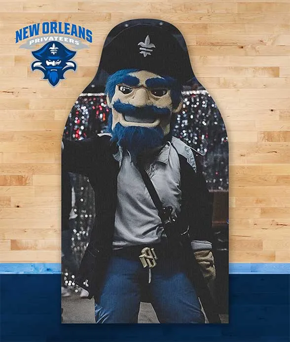 University of New Orleans Fan Cutout