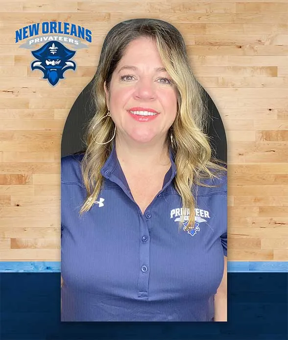 University of New Orleans Fan Cutout