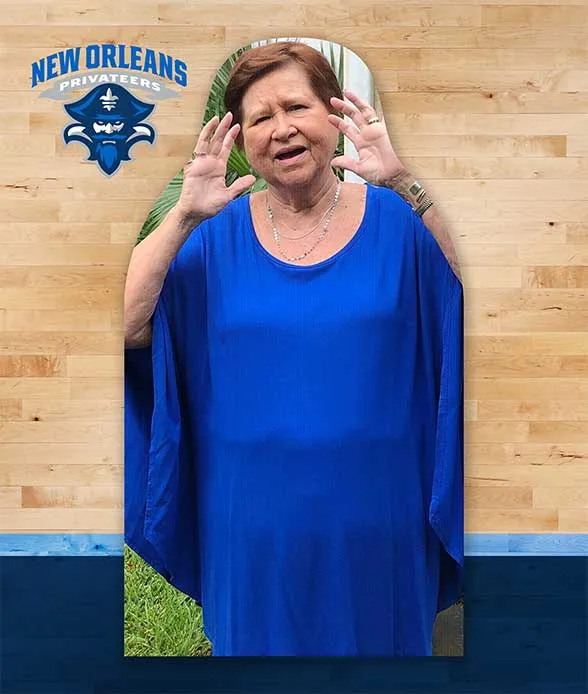 University of New Orleans Fan Cutout