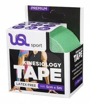 USL Sport Premium Kinesiology 5cm x 5m Green