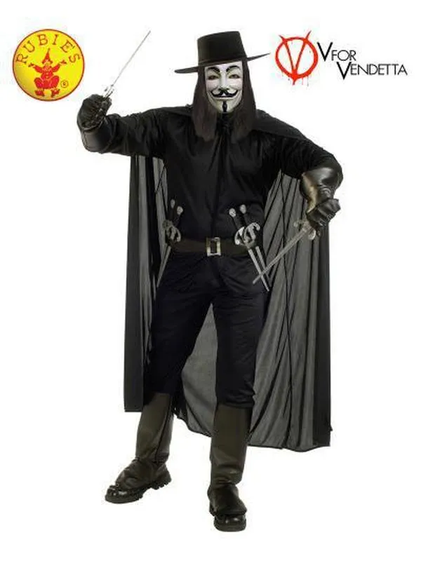 V For Vendetta Adult Size Std