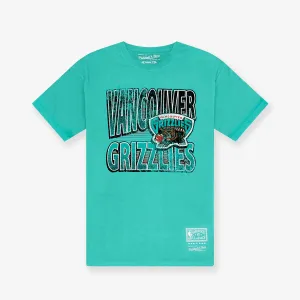 Vancouver Grizzlies Incline Stack Vintage Tee - Faded Aqua