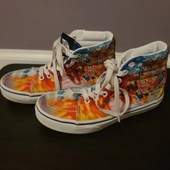 VANS x one piece Punk Hazard Shoes (Size 2.5 Kids / 2 UK / 20.5 CM)Anime Cartoon