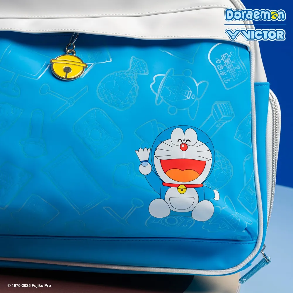 Victor X Doraemon BR5635DRM Rectangular Bag [White/Hawaiian Blue]