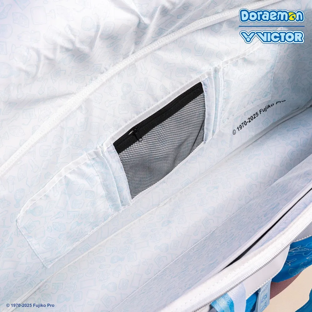Victor X Doraemon BR5635DRM Rectangular Bag [White/Hawaiian Blue]