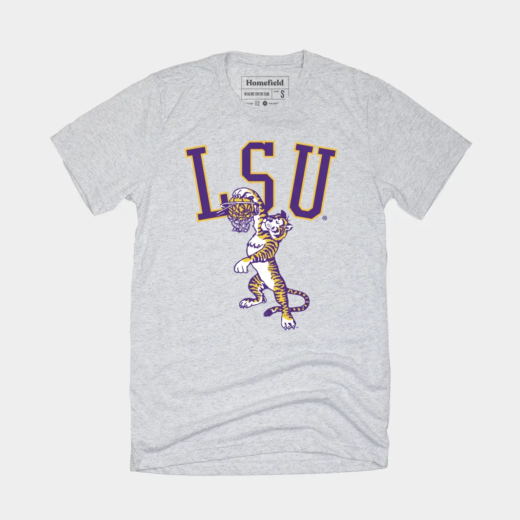 Vintage LSU Dunking Tiger Basketball Tee