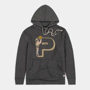Vintage Purdue Pete Basketball Three-Pointer Hoodie