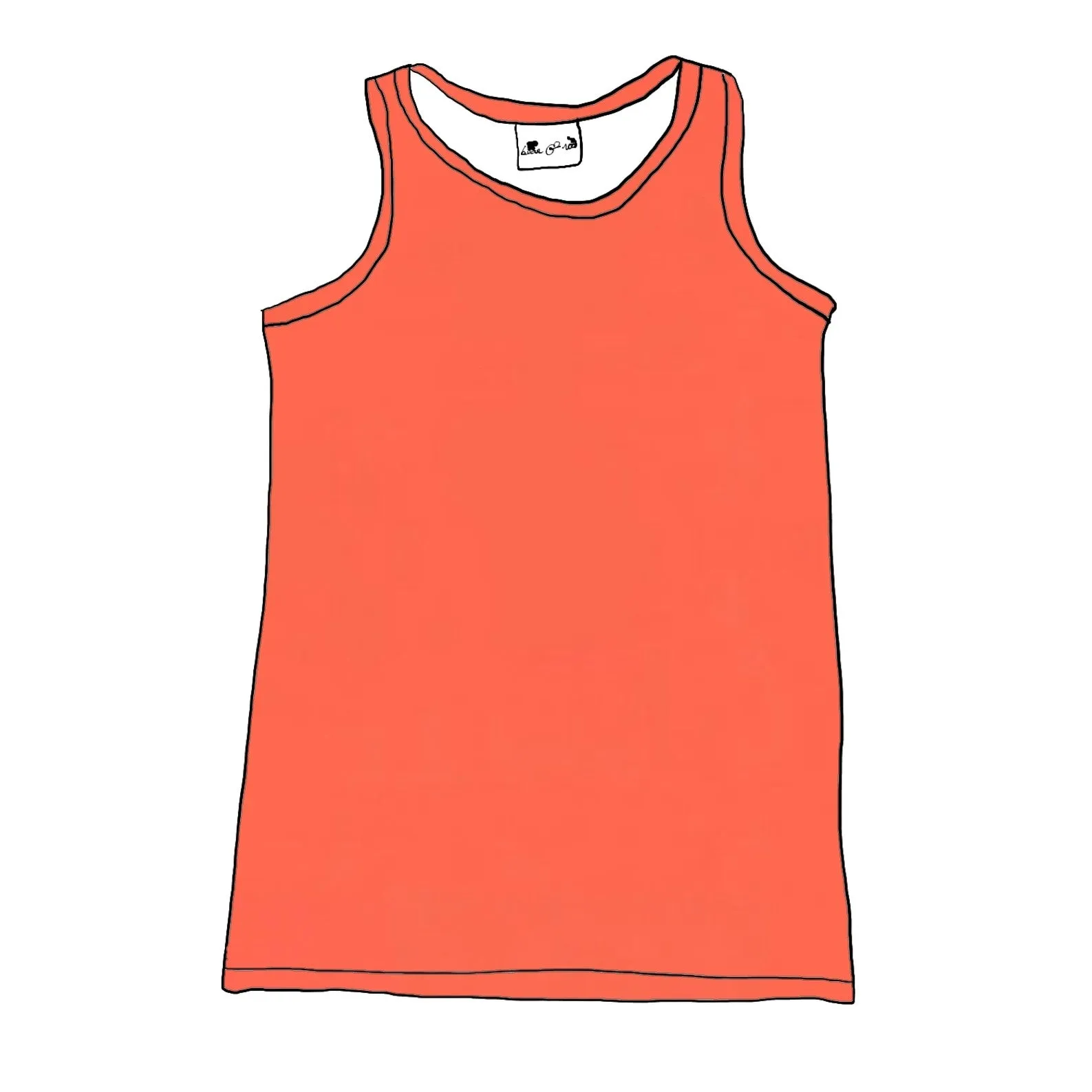 Vivid Coral YOGA - Lil Racer Roo