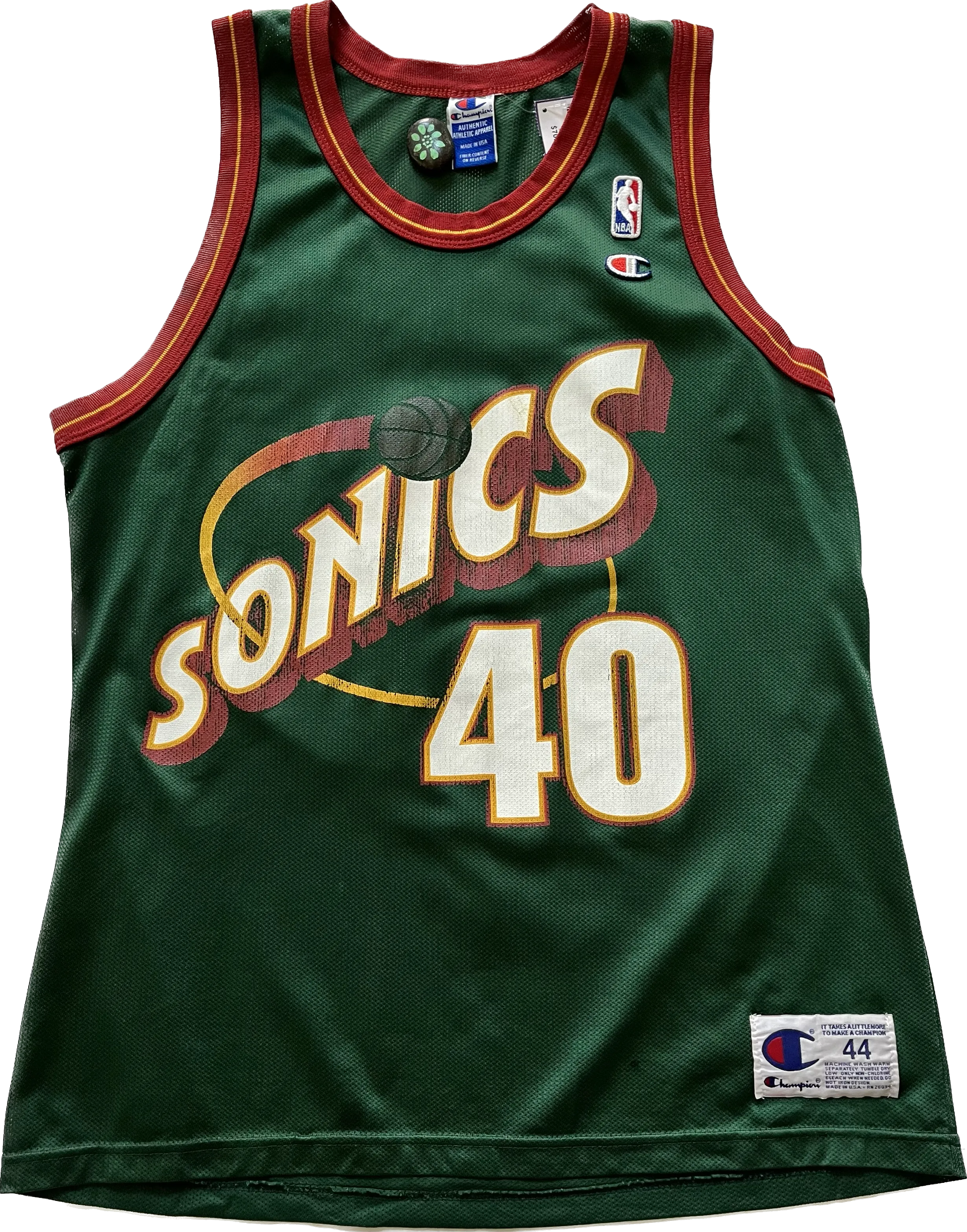 VTG Champion - Sonics Jersey - Kemp #40