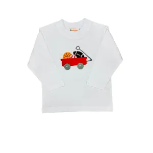 Wagon/Sports Balls Wht 24