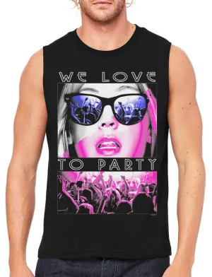 We Love To Party Men's Sleeveless T-Shirt
