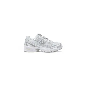 White Artificial Leather Sneaker