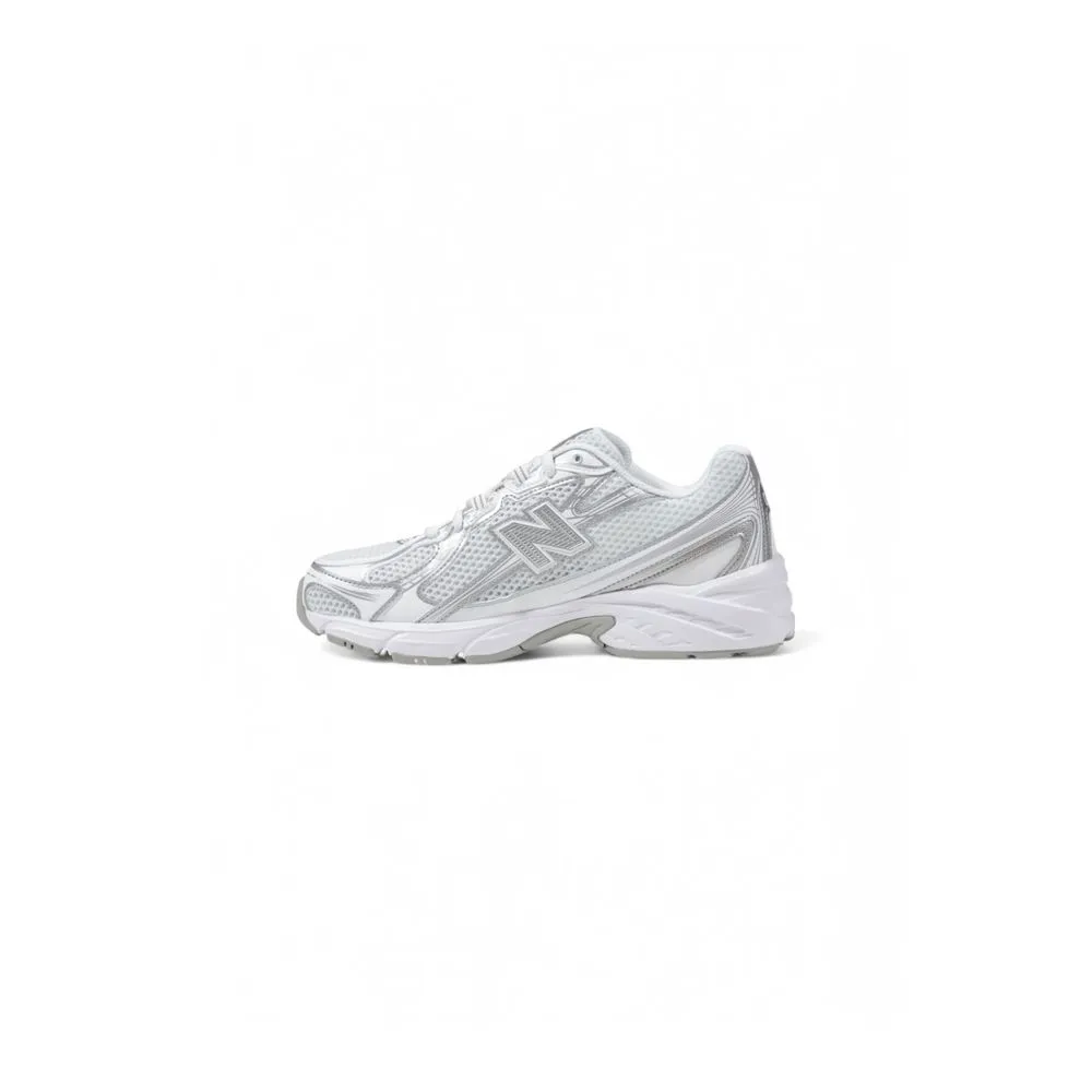 White Artificial Leather Sneaker