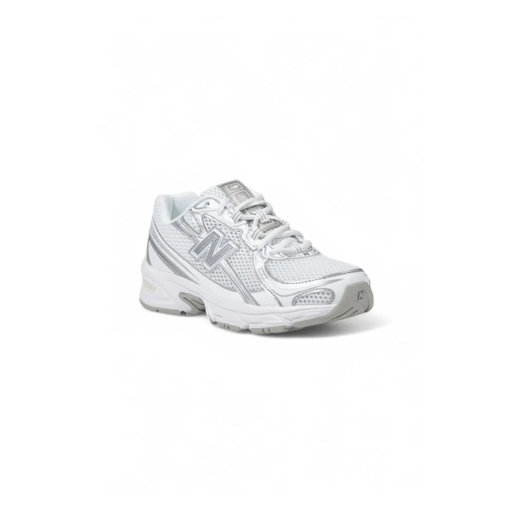White Artificial Leather Sneaker