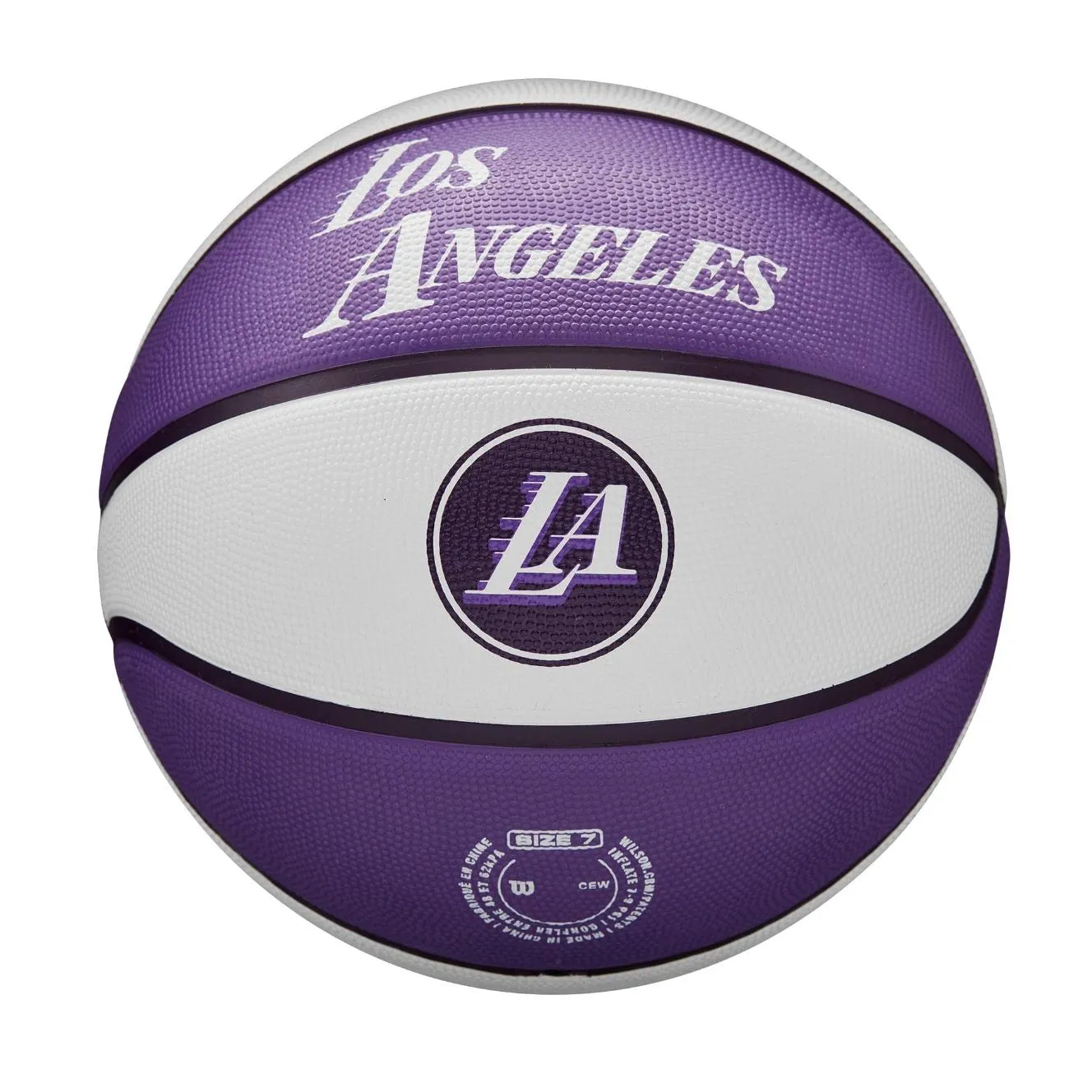 Wilson LA Lakers City Edition NBA Full Size Outdoor Basketball Ball Size 7 (New)